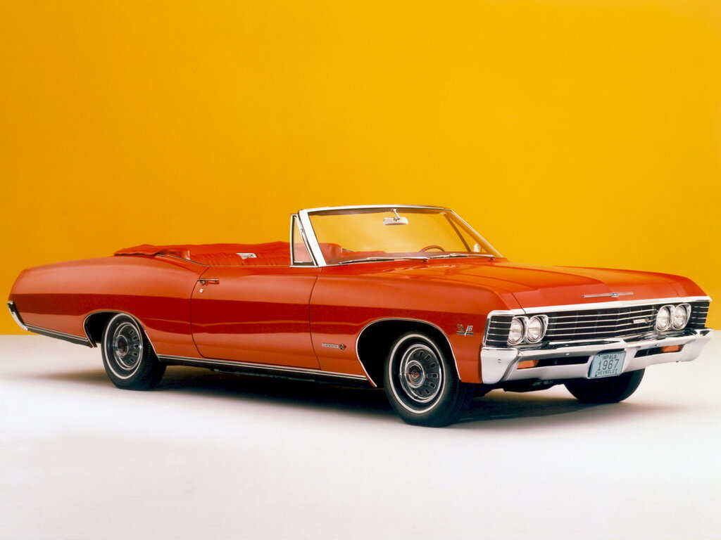 Chevrolet Impala (16367, 16467) 4 поколение, 2-й рестайлинг, открытый кузов (10.1966 - 09.1967)
